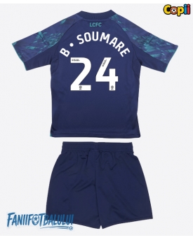 Leicester City Boubakary Soumare #24 Echipament de Fotbal Replică 2025-26 Copii Deplasare (+ Șorturi)